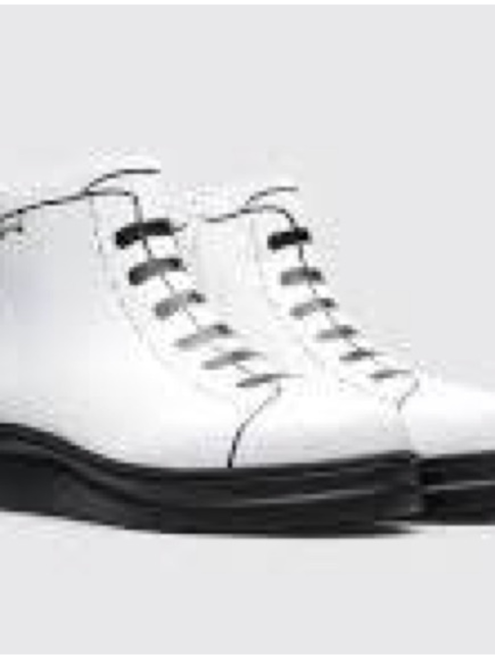 Camper White Ankle Boots with Trompe L’Oeil Graphic Print Brand New - Picture 9 of 15